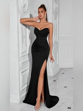 Adyce Black Formal Dress L